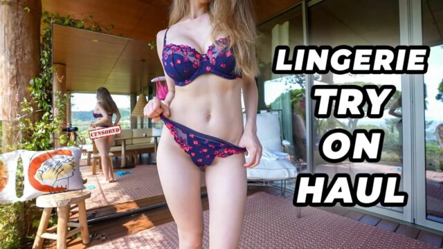 Sexy Lingerie Try On Haul See Through Lingeries Haul 4K Nudity