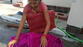 Blanket   को Wosh किया ????हाथ और ????पैर से // indian housewife daily routine