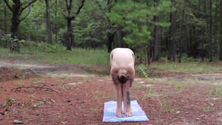 6. Naked yoga for educational purposes Part4 «In the Nature»