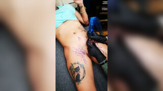 3. Funny Pussy Tattoo made her Orgasm