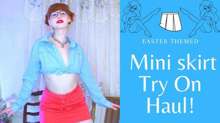 Thrift & Forever 21 Mini Skirt Try On Haul!