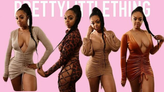 PRETTY LITTLE THING BOMB Mini Dress Edition (TRY-ON Haul)Plus Bonus outfits Must Haves