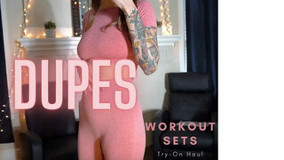Gym Shark/Alpahlete Dupes and Workout Sets From Amazon. Try-On Haul