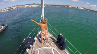 5. Ep79 HAPPINESS & SIMPLE THINGS. Mallorca Portocolom Cala Mitjana  Sailing Mediterranean Sea