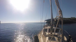 2. Ep79 HAPPINESS & SIMPLE THINGS. Mallorca Portocolom Cala Mitjana  Sailing Mediterranean Sea