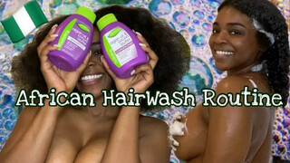 Shower with Me | African Hairwash Routine 2021 | Spa Haus Naturally | Jimi Meaux Co.