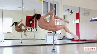 9. Naked Gymnastic performance Nagy Gondova