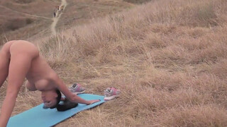 8. Naked Yoga (educational) –  Relaxing at park 2