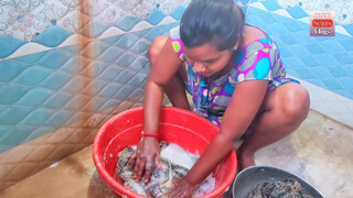3. Washing Doormat with Me,???? हाथों से पावदान  धुला ndian housewife||doormat washing hands#cutesejusvlog
