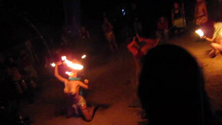2. Fire Dancing Topless, part 2/3