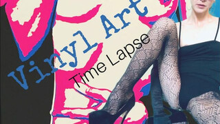 Being Annie- vinyl Art time lapse