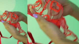 4. Savage X Fenty Valentines Day Self Photoshoot behind the scenes | Linking Hearts Set | Patreon Model