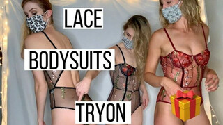 Bodysuits Try On: Sexy Lingerie Teddy Romwe/Shein Haul | SHEER, LACE, FLORAL, CORSETS