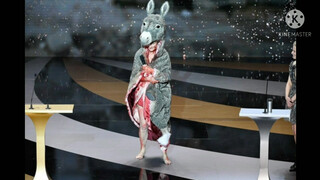 6. French Actress Corinne Masiero Dons Donkey Costume, Strips Nude In César Awards Protest