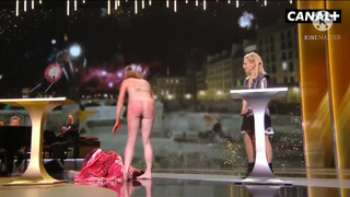 10. French Actress Corinne Masiero Dons Donkey Costume, Strips Nude In César Awards Protest
