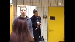 8. Blind girl in mens locker room prank