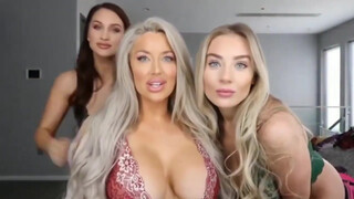 8. Lingerie try on haul with friends ❤️