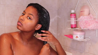 3. A very EXTRA All Pink shower routine / Pamper routine | Haircare, skincare & more | ** SATISFYING **
