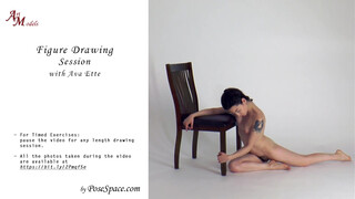 10. Figure Drawing Free-form Session with Ava Ette – Part 1