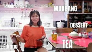 Mukbang and Tea at Night | this become my Routine,walang diet  sa taong gutom | Melanie GA.