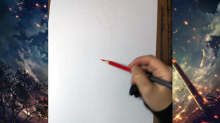 1. Drawing with Pencil  #22 How to draw Anime Girl(Anime drawing speed art)Speed Pencil Drawing