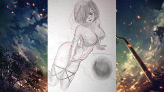 8. Drawing with Pencil  #22 How to draw Anime Girl(Anime drawing speed art)Speed Pencil Drawing
