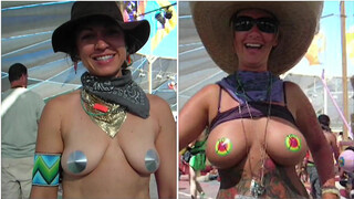 2. TOPLESS PASTIE LADIES (Burning Man Festival) “GOOD COMPANY”   Black Rock City, Nevada, USA  “2013”