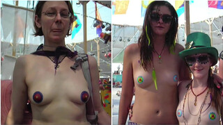 3. TOPLESS PASTIE LADIES (Burning Man Festival) “GOOD COMPANY”   Black Rock City, Nevada, USA  “2013”