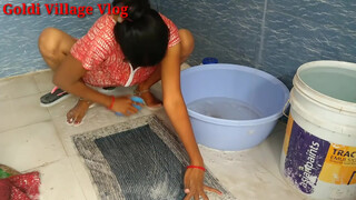 6. ❤️ Doormat Woshing Video, मैंने Doormat को Wosh किया ????हाथ और ????पैर से