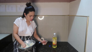 7. Making pandesal by Kaye Torres cookbook