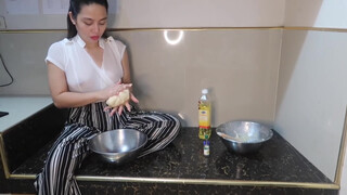 9. Making pandesal by Kaye Torres cookbook