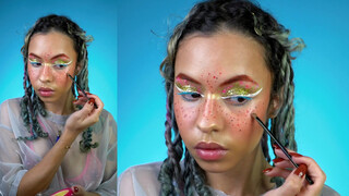 6. Photoshoot BEHIND THE SCENES Blue Vanilla | Alternative Photoshoot Makeup Tutorial | Patreon Model