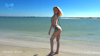 4. Hot Tropix G String Slingshot  Bikini Models Cherri B and PaisleyRoseLuvin at The Beach  4k