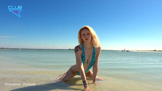7. Hot Tropix G String Slingshot  Bikini Models Cherri B and PaisleyRoseLuvin at The Beach  4k
