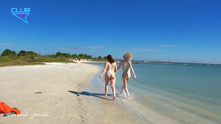 3. Hot Tropix G String Slingshot  Bikini Models Cherri B and PaisleyRoseLuvin at The Beach  4k