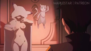 6. Nude Anime Girl Drops Her Robe
