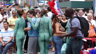 6. TIMES SQUARE BODY PAINTING