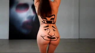 4. Nude Body Paint Art Dancing ????