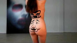 Nude Body Paint Art Dancing ????