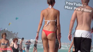 4. Girls of Miami Beach – skimpy thong bikinis everywhere!