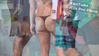 2. Girls of Miami Beach – skimpy thong bikinis everywhere!