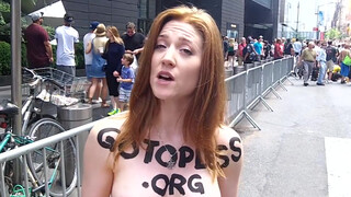 6. Rachel Jessee discusses GOTOPLESS DAY PRIDE PARADE NYC