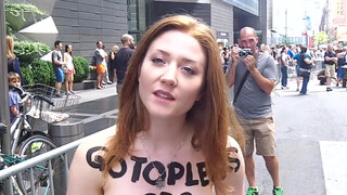 10. Rachel Jessee discusses GOTOPLESS DAY PRIDE PARADE NYC