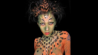 Body Painting as an Alien