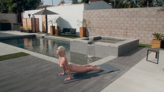 5. Naked yoga – Spinal work – nude outdoors