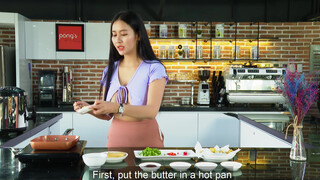 7. Pong’s kitchen – How To Cook FRIED TOFU W SPICY BUTTER SAUCE  – Beautiful girl Cooking