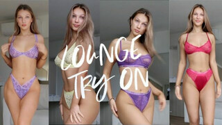 LOUNGE LINGERIE TRY ON HAUL