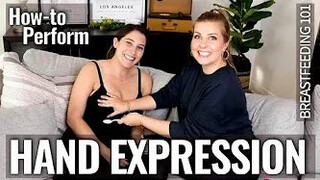 How to Hand Express Breastmilk – REAL footage | Sarah Lavonne