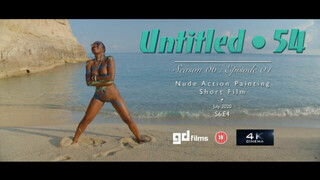 S6:E4 Abstract Art Action Ebony Body Painting ‘Untitled 54’ • GD Films • 4K July 2020