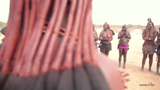 1. Himba Women and Young Girls Dance. AFRICAN TRIBE #2